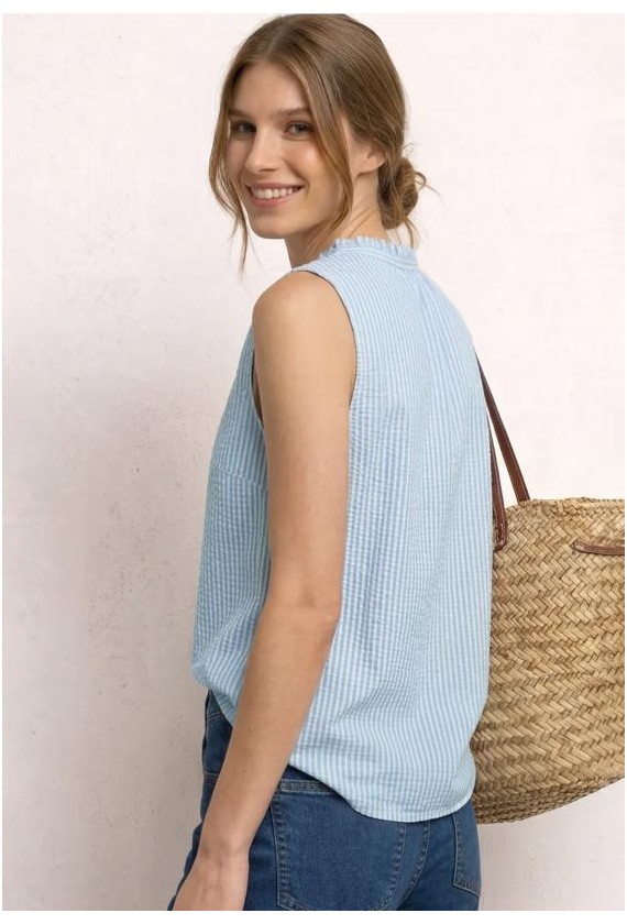 Blusa sin mangas rayas Street One 346639