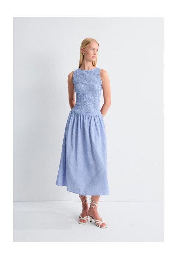 Vestido midi vichy Mus Bombon Kyra