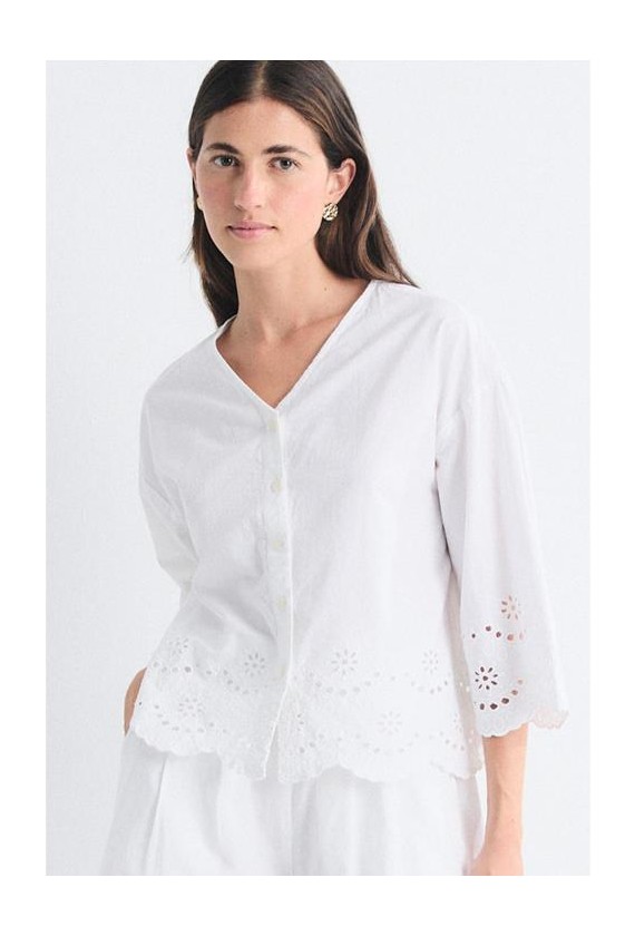 Blusa bordada Mus Bombon Ocaso