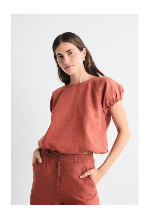 Blusa manga abullonada Mus Bombon...