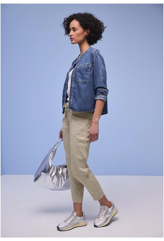 Pantalón cargo Street One 380284 PIEDRA